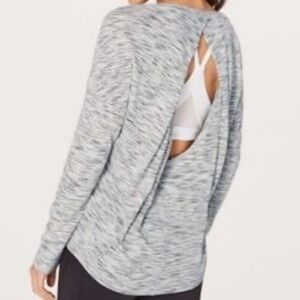 Lululemon long sleeve open back shirt